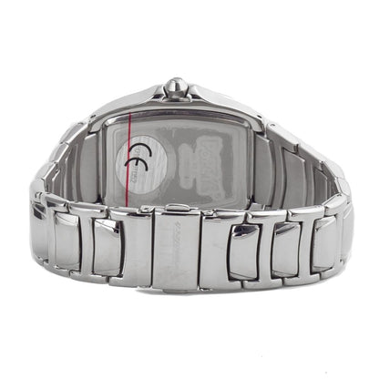 Chronotech Silberne Edelstahluhr