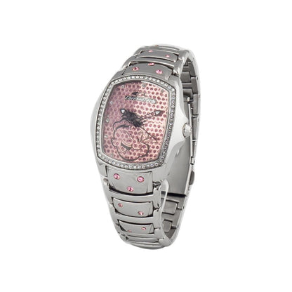 Chronotech Silberne Edelstahluhr