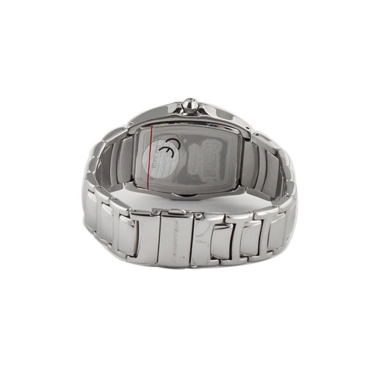Chronotech Silberne Edelstahluhr