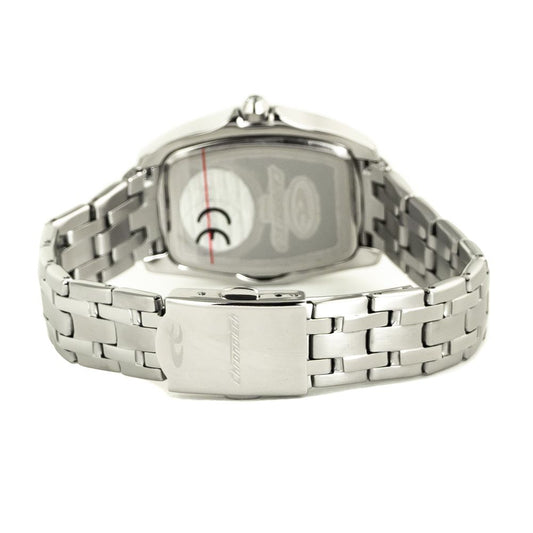 Chronotech Silberne Edelstahluhr
