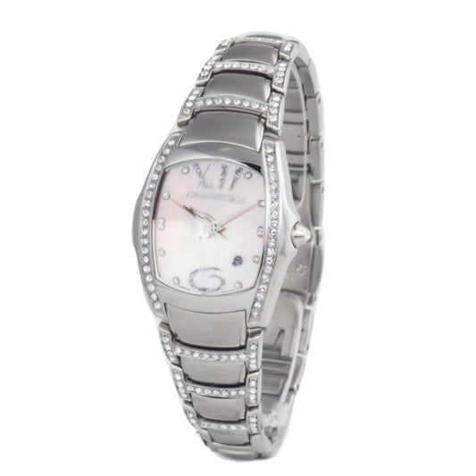Chronotech Silberne Edelstahluhr