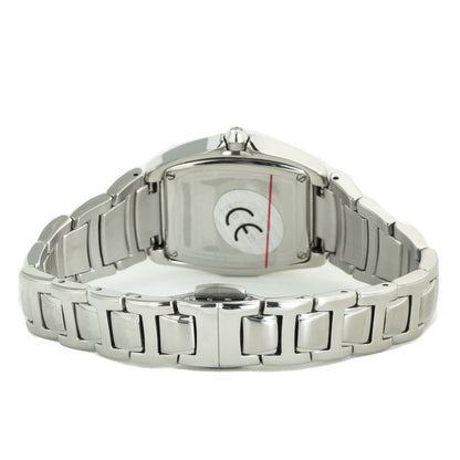 Chronotech Silberne Edelstahluhr