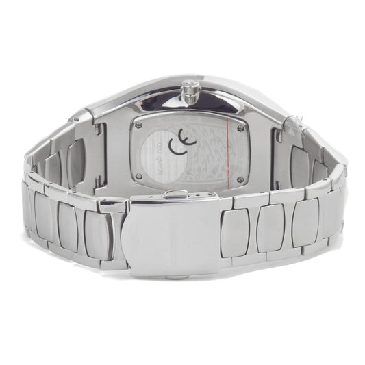 Chronotech Silberne Edelstahluhr