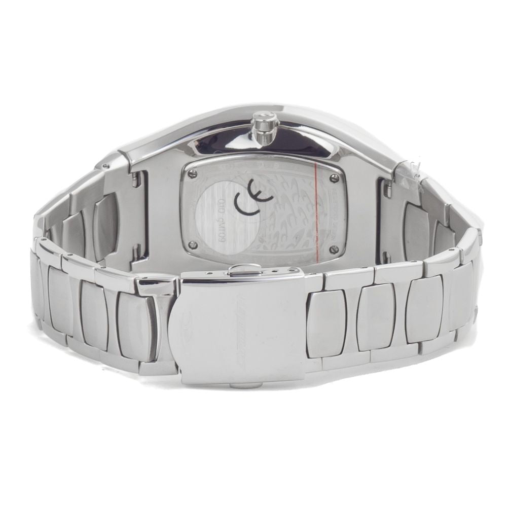 Chronotech Silberne Edelstahluhr