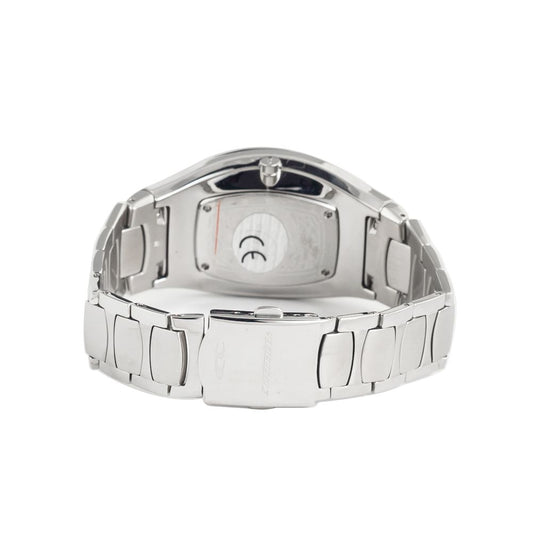 Chronotech Silberne Edelstahluhr