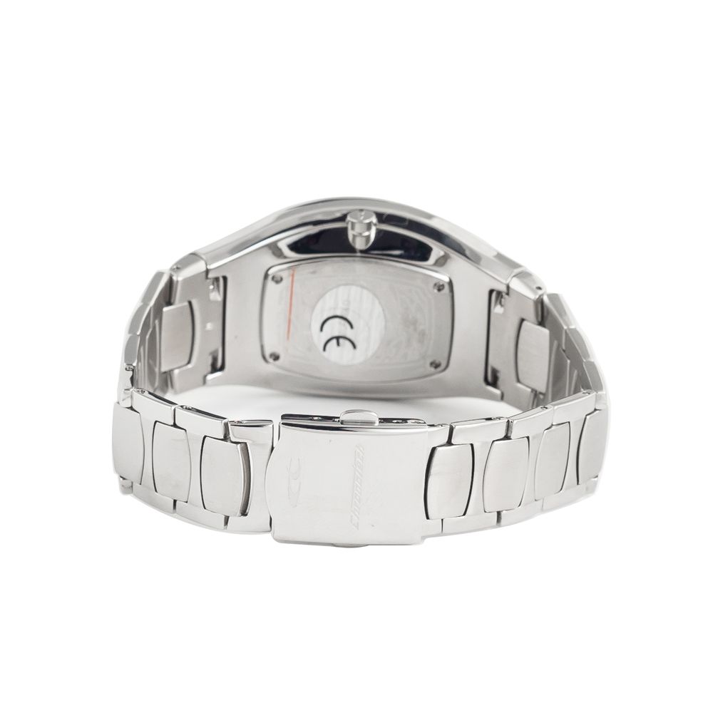 Chronotech Silberne Edelstahluhr