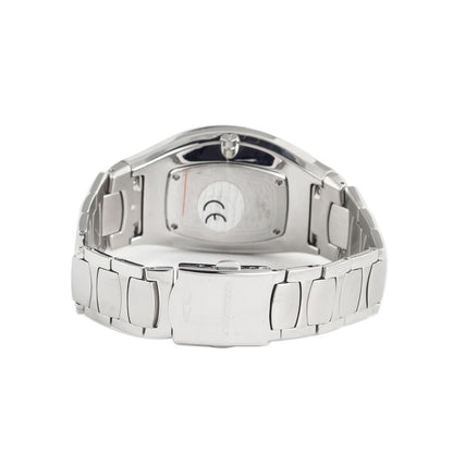 Chronotech Silberne Edelstahluhr