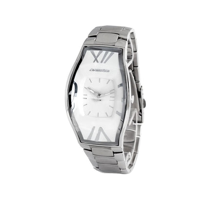 Chronotech Silberne Edelstahluhr