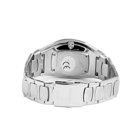 Chronotech Silberne Edelstahluhr