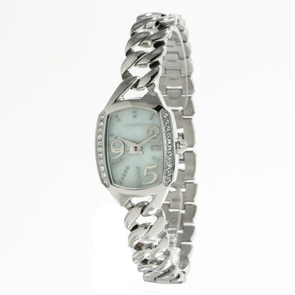 Chronotech Silberne Edelstahluhr