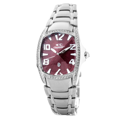 Chronotech Silberne Edelstahluhr
