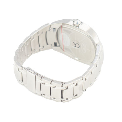 Chronotech Silberne Edelstahluhr