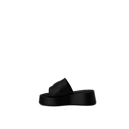 Furla – Schwarze Lederslipper