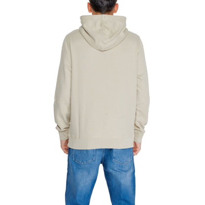 Calvin Klein Jeans – Kapuzenpullover aus recycelter Baumwolle in Beige