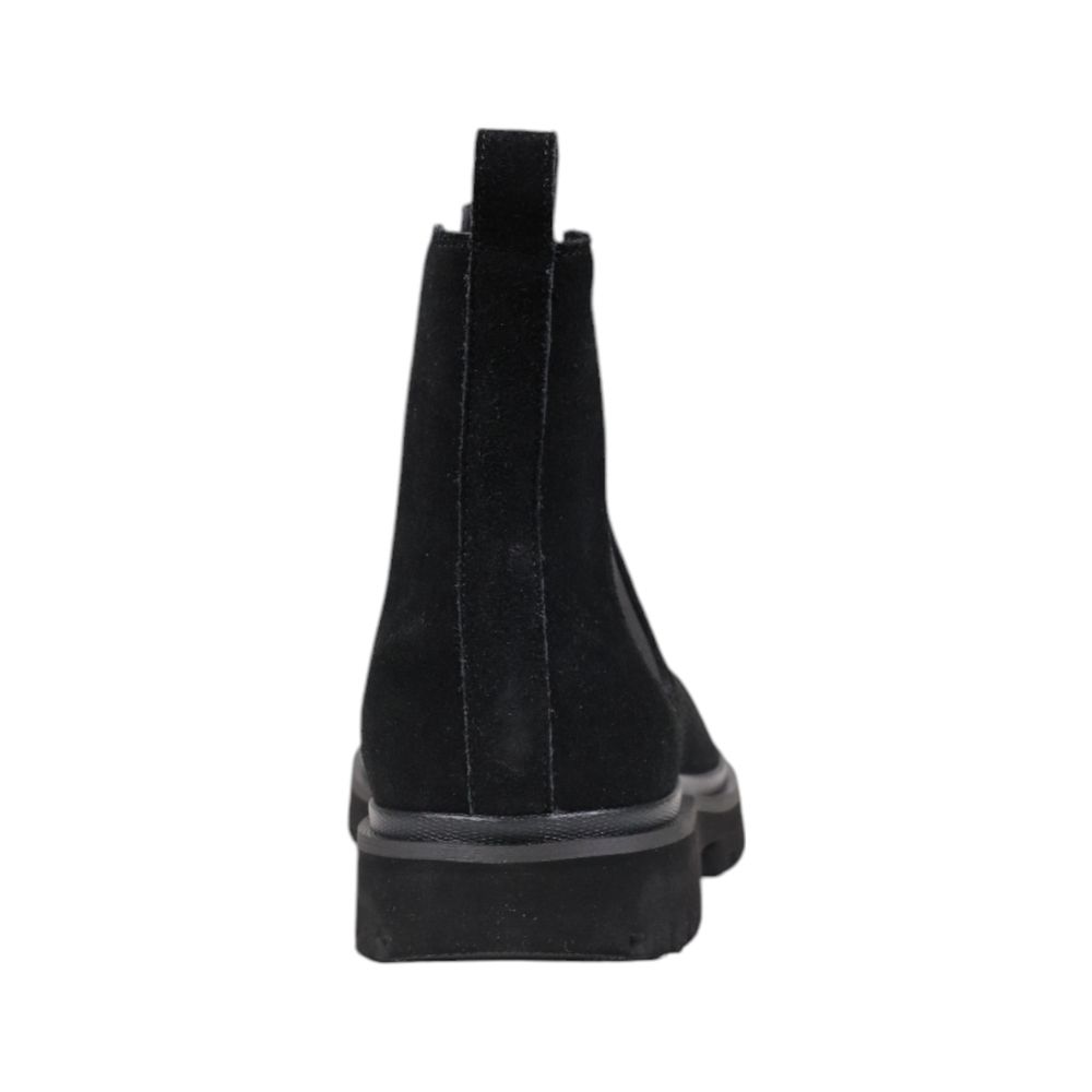 Calvin Klein Jeans – Schwarze Wildlederstiefel