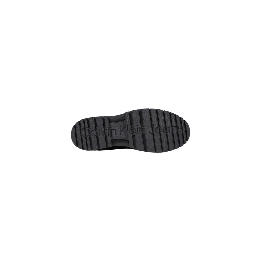 Calvin Klein Jeans – Schwarze Wildlederstiefel