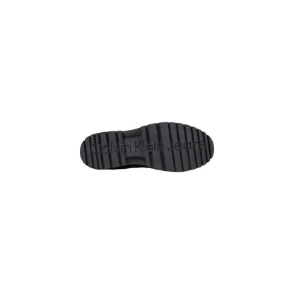 Calvin Klein Jeans – Schwarze Wildlederstiefel