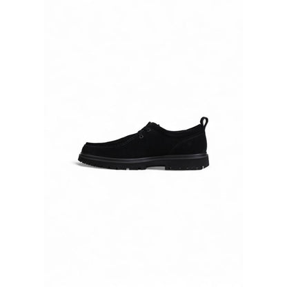 Calvin Klein Jeans – Oxfords und Derbys aus schwarzem Wildleder