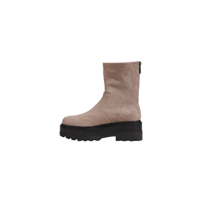 Calvin Klein Jeans Beige Knöchelhohe Stiefel aus recyceltem Polyester
