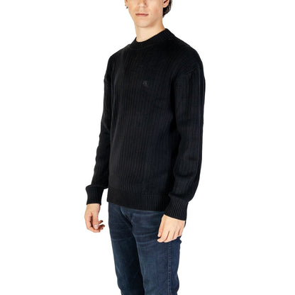 Calvin Klein Jeans – Schwarzer Baumwollpullover