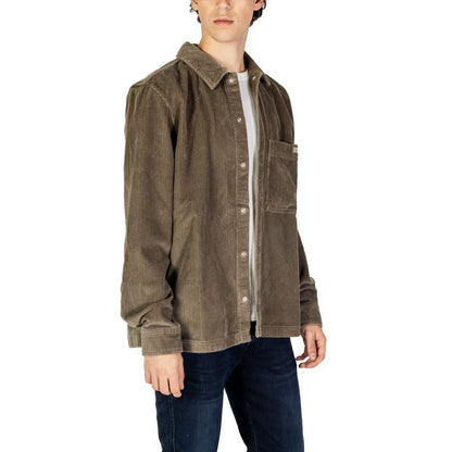 Calvin Klein Jeans Beiges Baumwollhemd