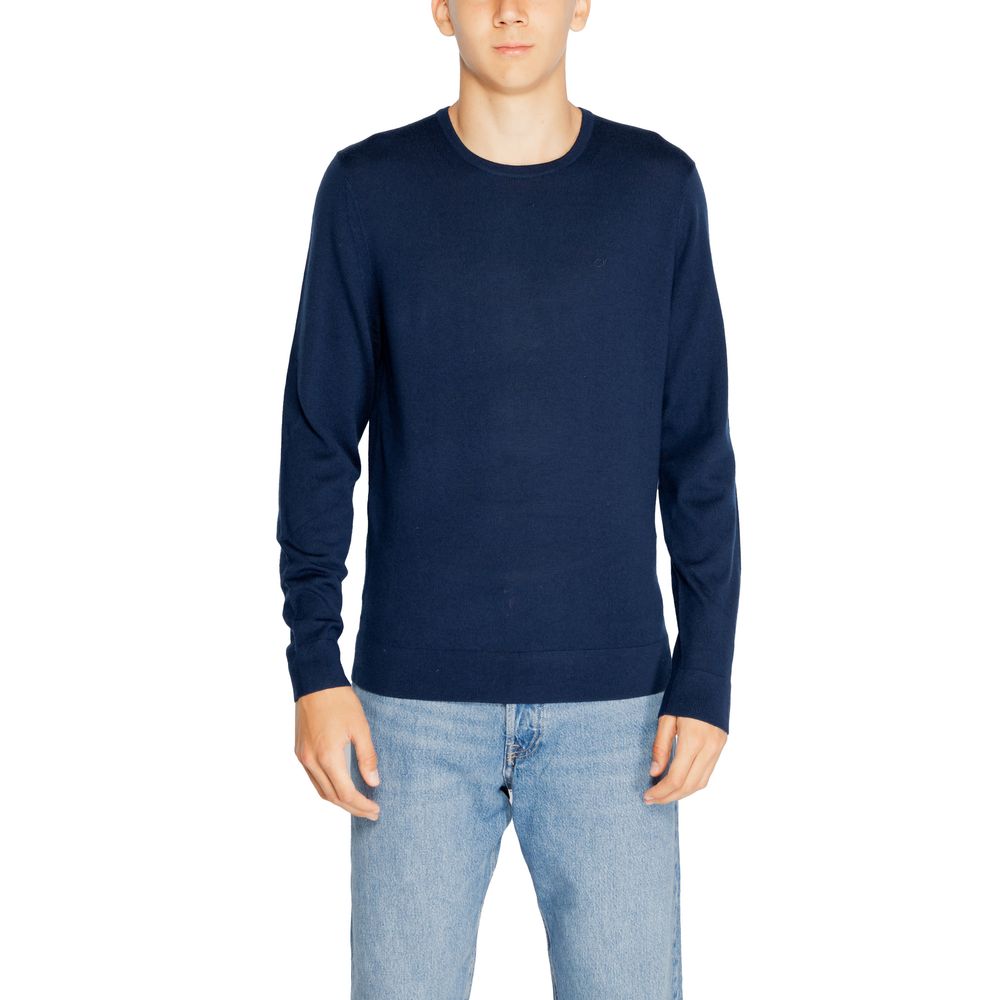 Calvin Klein – Sportbekleidung aus recycelter Wolle, Blau