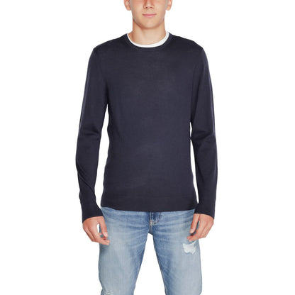 Calvin Klein – Sportbekleidung aus recycelter Wolle, Blau