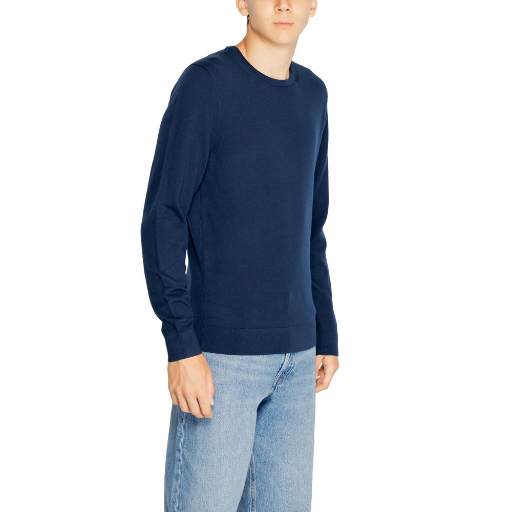 Calvin Klein – Sportbekleidung aus recycelter Wolle, Blau