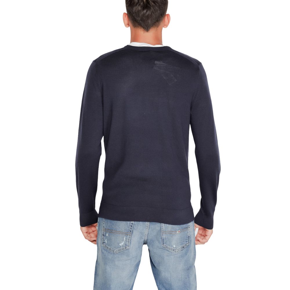 Calvin Klein – Sportbekleidung aus recycelter Wolle, Blau