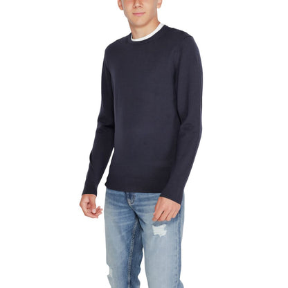 Calvin Klein – Sportbekleidung aus recycelter Wolle, Blau