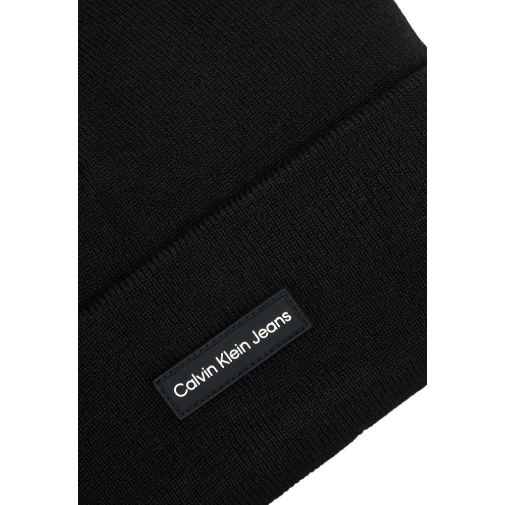 Calvin Klein Jeans – Schwarze Baseballkappe aus recyceltem Polyester