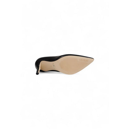 Guess – Hoher Absatz aus schwarzem Leder