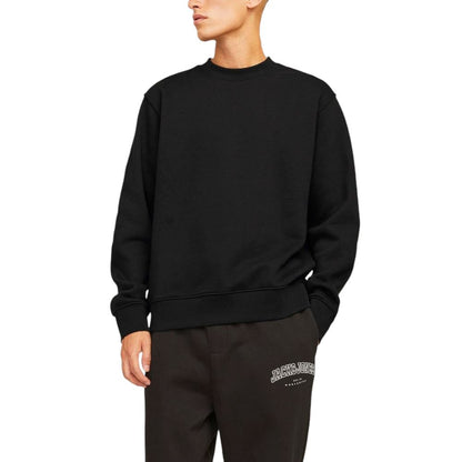 Jack Jones Black Cotton Sweatshirt