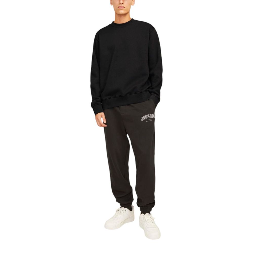 Jack Jones Black Cotton Sweatshirt