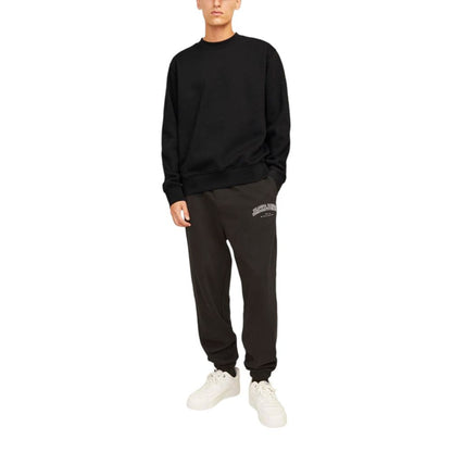 Jack Jones Black Cotton Sweatshirt