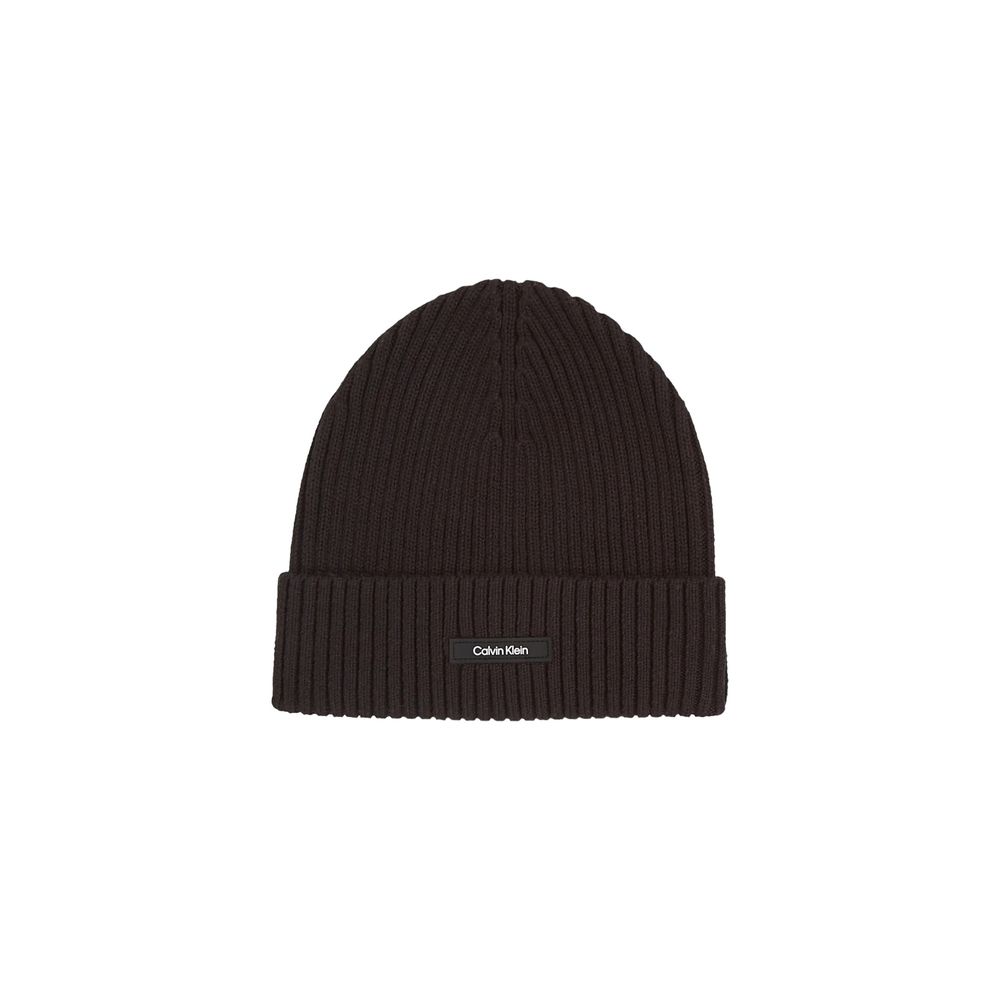 Calvin Klein – Schwarze Baseballkappe aus Bio-Baumwolle