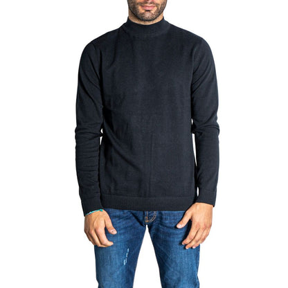 Jack Jones Black Cotton Sweatshirt