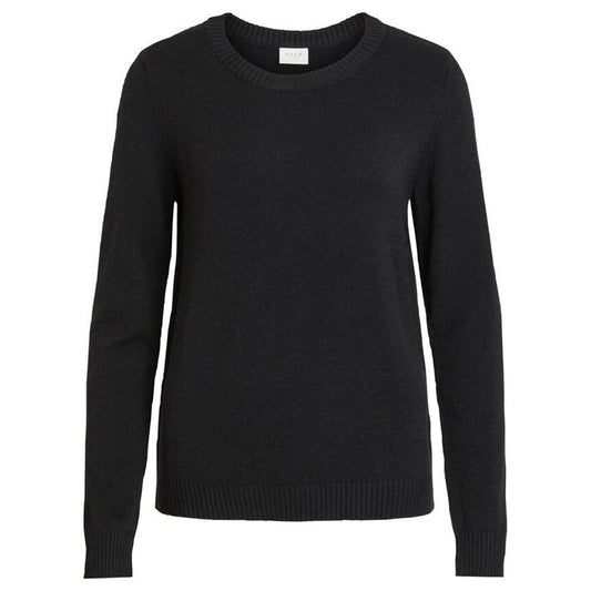 Vila Clothes – Schwarzer Viskosepullover