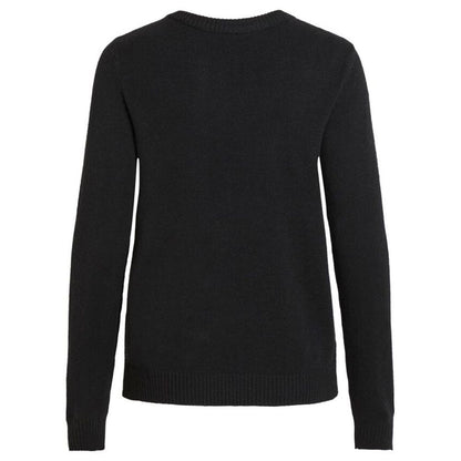 Vila Clothes – Schwarzer Viskosepullover