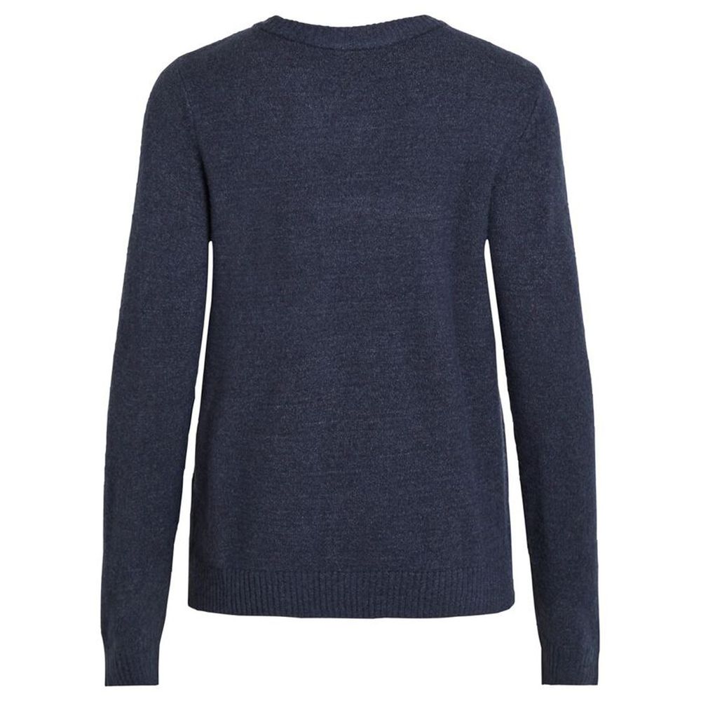 Vila Clothes – Blauer Viskosepullover