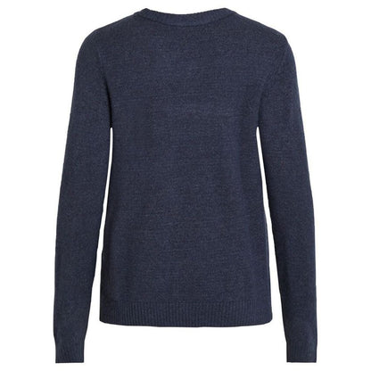 Vila Clothes – Blauer Viskosepullover