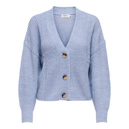 Only Blue Marabou Cardigan