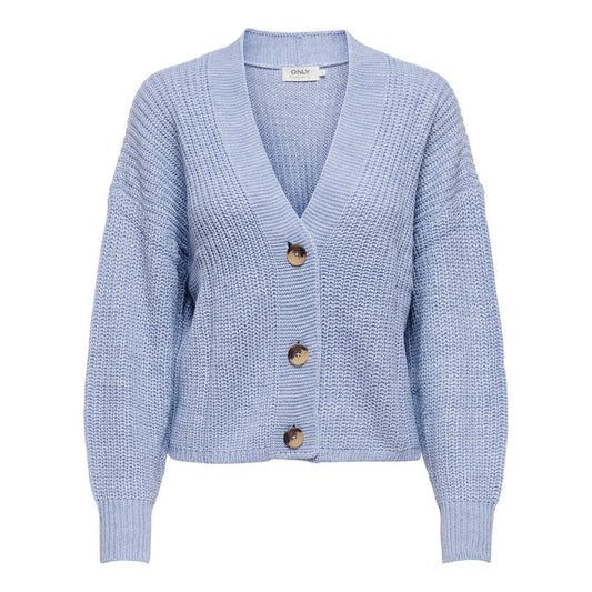 Only Blue Marabou Cardigan
