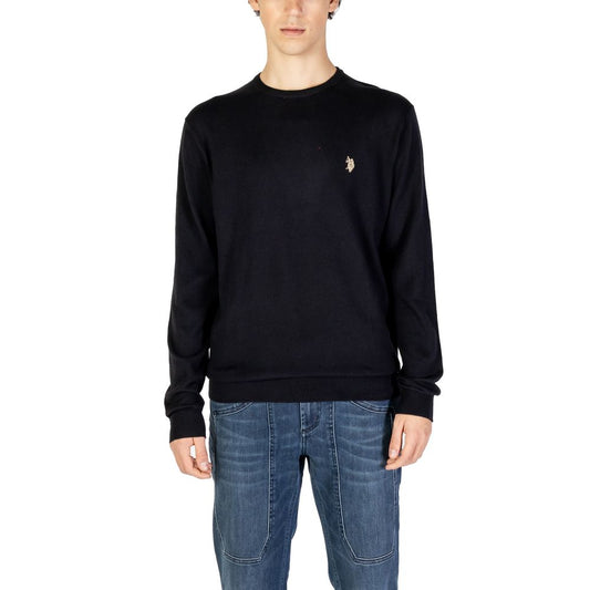 US POLO ASSN. Schwarzer Baumwollpullover