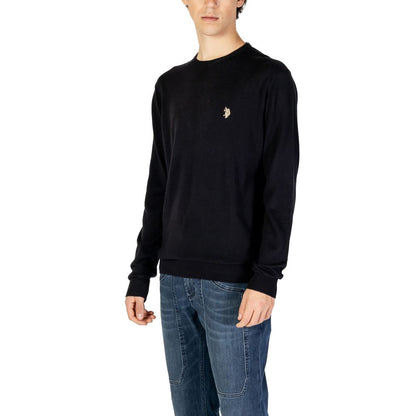 US POLO ASSN. Schwarzer Baumwollpullover