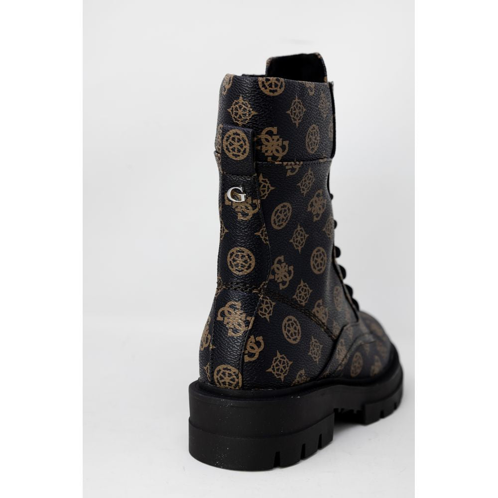 Guess – Braune Stiefel aus Kunstleder