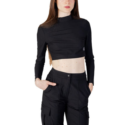 Calvin Klein Jeans – Schwarzes Oberteil aus recyceltem Polyester