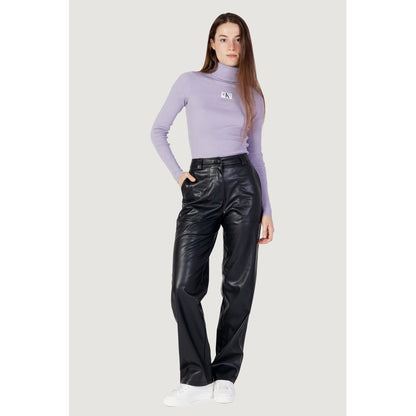 Calvin Klein Jeans – Schwarze Hose aus recyceltem Polyester