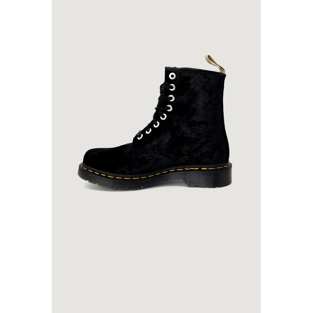 Dr. Martens – Schwarzer Polyesterstiefel