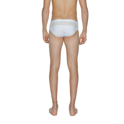 Calvin Klein – Badeslip aus Polyamid in Weiß